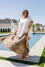 Load image into Gallery viewer, THE GOOD GYPSY- Luxury Beach Towel in Boho Medallions