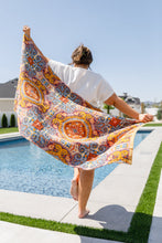 Load image into Gallery viewer, THE GOOD GYPSY- Luxury Beach Towel in Boho Medallions