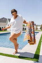 Load image into Gallery viewer, THE GOOD GYPSY- Luxury Beach Towel in Boho Medallions