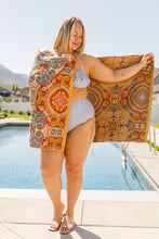 Load image into Gallery viewer, THE GOOD GYPSY- Luxury Beach Towel in Boho Medallions