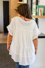 Load image into Gallery viewer, Giving In V Neck Spliced Top (Reg & Curvy)