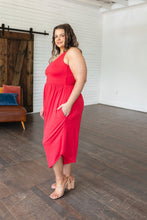 Load image into Gallery viewer, Good Idea Jumpsuit in Red