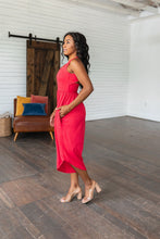 Load image into Gallery viewer, Good Idea Jumpsuit in Red