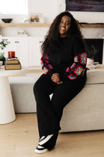 Load image into Gallery viewer, Granny Knows Best Crochet Accent Sweater (Reg & Curvy)
