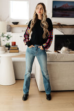 Load image into Gallery viewer, Granny Knows Best Crochet Accent Sweater (Reg & Curvy)