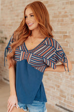 Load image into Gallery viewer, Greece Lightning V-Neck Blouse- ANDREE' BY UNIT