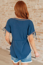 Load image into Gallery viewer, Greece Lightning V-Neck Blouse- ANDREE' BY UNIT