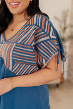 Load image into Gallery viewer, Greece Lightning V-Neck Blouse- ANDREE' BY UNIT