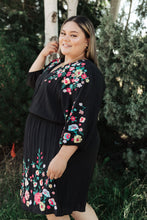Load image into Gallery viewer, Happy To See You Floral Embroidered Dress (Reg & Curvy)