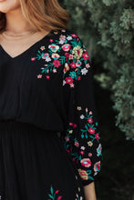 Load image into Gallery viewer, Happy To See You Floral Embroidered Dress (Reg & Curvy)