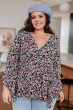 Load image into Gallery viewer, SP24- SEW IN LOVE- Have It All Angel Sleeve Top in Black Floral