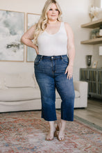 Load image into Gallery viewer, JUDY BLUE- Hayes High Rise Wide Leg Crop Jeans
