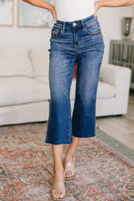 Load image into Gallery viewer, JUDY BLUE- Hayes High Rise Wide Leg Crop Jeans