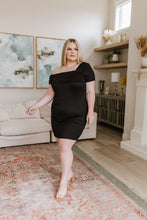 Load image into Gallery viewer, SP24- Head Over Heels Asymmetrical Neckline Dress
