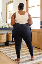Load image into Gallery viewer, **FLASH DEAL** (REG $64) Country Concert Ready!! Judy Blue Side Fringe Skinny Jegging in Black