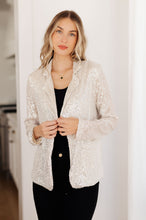 Load image into Gallery viewer, SP24- I Know You're Busy Sequin Blazer (Reg & Curvy)