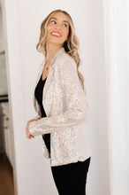 Load image into Gallery viewer, SP24- I Know You're Busy Sequin Blazer (Reg & Curvy)