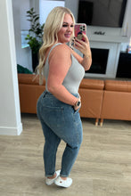 Load image into Gallery viewer, JB Payton Pull On Denim Joggers in Medium Wash (Sizes 0-24)