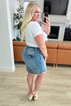 Load image into Gallery viewer, JUDY BLUE- Carol High Rise Rigid Magic Denim Skirt