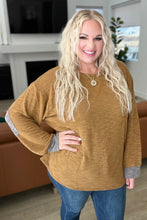 Load image into Gallery viewer, SP24- Textured Top with Elbow Patches in Camel
