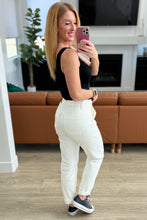 Load image into Gallery viewer, JUDY BLUE- Charlene High Rise Contrast Thread Jogger in Ecru