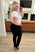 Load image into Gallery viewer, JUDY BLUE- Reese Rhinestone Slim Fit Jeans in Black
