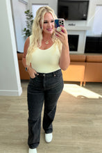 Load image into Gallery viewer, JB Joan High Rise Control Top Straight Jeans in Washed Black (Sizes 0-24)