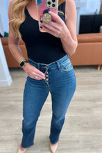 Load image into Gallery viewer, JB Pippa High Rise Button Fly Straight Jeans