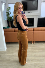 Load image into Gallery viewer, JB Cordelia Bootcut Corduroy Pants in Camel