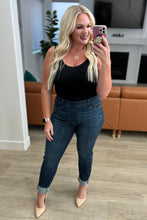 Load image into Gallery viewer, JB Rowena High Rise Pull On Double Cuff Slim Jeans