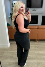 Load image into Gallery viewer, JB Susannah High Rise Rigid Magic 90's Distressed Straight Jeans in Black