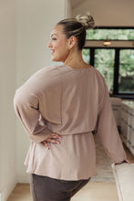 Load image into Gallery viewer, Imagine It All V-Neck Peplum Top