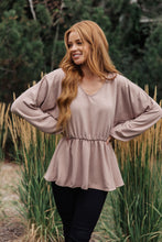 Load image into Gallery viewer, Imagine It All V-Neck Peplum Top