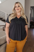 Load image into Gallery viewer, SP24- In the Detail Crocheted Accent Top (Reg & Curvy)