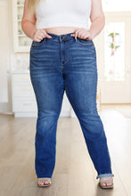 Load image into Gallery viewer, *RESTOCKED* JB Josephine Mid Rise Raw Hem Bootcut Jeans