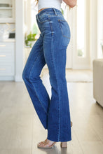 Load image into Gallery viewer, *RESTOCKED* JB Josephine Mid Rise Raw Hem Bootcut Jeans