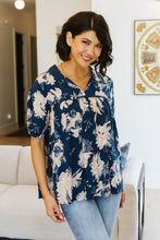 Load image into Gallery viewer, Just Coasting Floral Blouse- JODIFUL