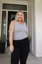 Load image into Gallery viewer, Just One More Ribbed Tank in Heather Grey (Reg & Curvy)