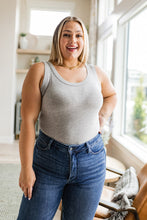 Load image into Gallery viewer, Just One More Ribbed Tank in Heather Grey (Reg & Curvy)