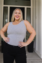 Load image into Gallery viewer, Just One More Ribbed Tank in Heather Grey (Reg & Curvy)