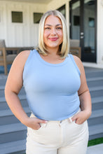 Load image into Gallery viewer, SP24- Just One More Ribbed Tank in Light Blue