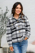 Load image into Gallery viewer, W23 Kate Plaid Jacket in Black & White (Reg & Curvy)