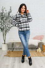 Load image into Gallery viewer, W23 Kate Plaid Jacket in Black & White (Reg & Curvy)