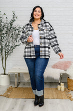 Load image into Gallery viewer, W23 Kate Plaid Jacket in Black & White (Reg & Curvy)