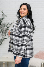 Load image into Gallery viewer, W23 Kate Plaid Jacket in Black & White (Reg & Curvy)