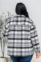 Load image into Gallery viewer, W23 Kate Plaid Jacket in Black & White (Reg & Curvy)
