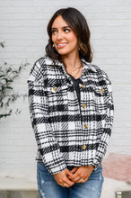 Load image into Gallery viewer, W23 Kate Plaid Jacket in Black & White (Reg & Curvy)