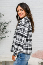 Load image into Gallery viewer, W23 Kate Plaid Jacket in Black & White (Reg & Curvy)