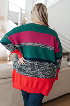 Load image into Gallery viewer, Keep it Cozy Striped Cardigan (Reg & Curvy)
