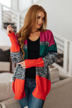 Load image into Gallery viewer, Keep it Cozy Striped Cardigan (Reg & Curvy)